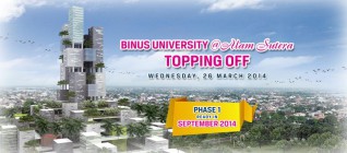 Topping Off Binus University Alam Sutera Bina Nusantara Group