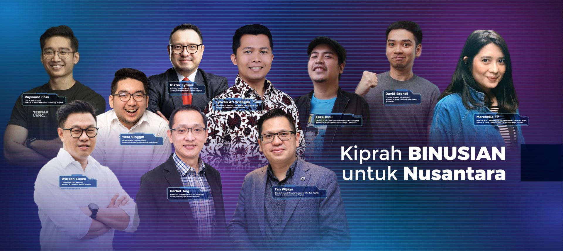 KIPRAH BINUSIAN UNTUK NUSANTARA – BINA NUSANTARA GROUP